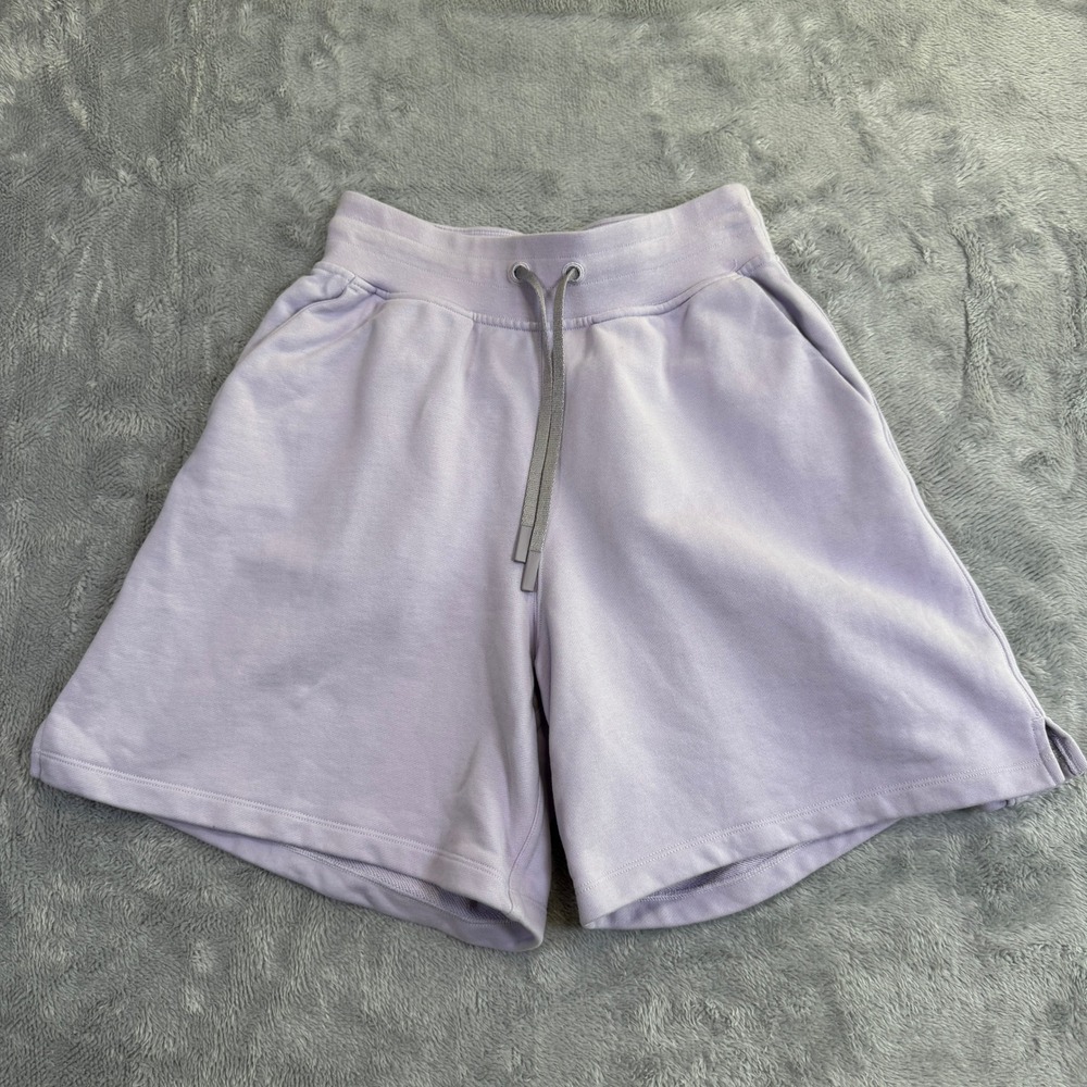 Lululemon All Yours High Rise Short Women 4 Lavender Dew 7" Baggy Cotton Casual